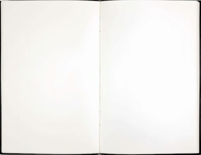 Caderno aberto